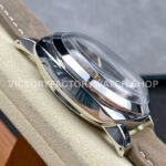 HW Factory Panerai Luminor 1950 PAM605 47mm Steel Leather Strap Arabic Numerals Grey Dial