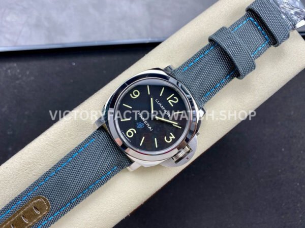 HW Factory Panerai Luminor Base Logo PAM00774 44mm Steel Textile Strap Black Dial (3) HW Factory Panerai Luminor Base Logo PAM00774 44mm Steel Textile Strap Black Dial
