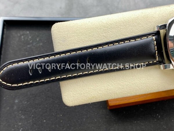 HW Factory Panerai Luminor Base Logo PAM01084 44mm Steel Leather Strap Arabic Numerals Black Dial