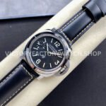 HW Factory Panerai Luminor Base Logo PAM01084 44mm Steel Leather Strap Arabic Numerals Black Dial