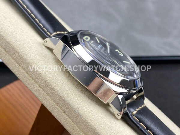 HW Factory Panerai Luminor Base Logo PAM01084 44mm Steel Leather Strap Arabic Numerals Black Dial