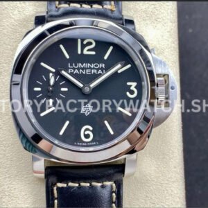 HW Factory Panerai Luminor Base Logo PAM01084 44mm Steel Leather Strap Arabic Numerals Black Dial (6) HW PAM01084 Panerai Luminor Base Logo black dial 44mm