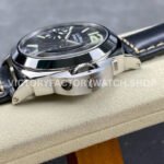 HW Factory Panerai Luminor Base Logo PAM01084 44mm Steel Leather Strap Arabic Numerals Black Dial