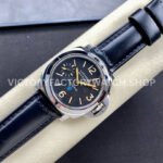 HW Factory Panerai Luminor Base Logo Pam00634 44mm Steel Leather Strap Arabic Numerals Black Dial