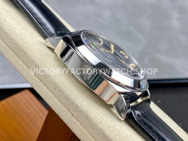 HW Factory Panerai Luminor Base Logo Pam00634 44mm Steel Leather Strap Arabic Numerals Black Dial