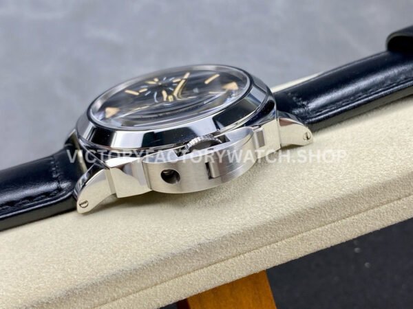 HW Factory Panerai Luminor Base Logo Pam00634 44mm Steel Leather Strap Arabic Numerals Black Dial