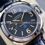 HW Factory Panerai Luminor Base Logo Pam00634 44mm Steel Leather Strap Arabic Numerals Black Dial