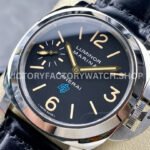 HW Factory Panerai Luminor Base Logo Pam00634 44mm Steel Leather Strap Arabic Numerals Black Dial