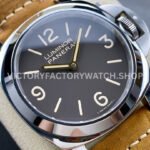 HW Factory Panerai Luminor Base PAM 00390 44mm Steel Leather Strap Arabic Numerals Brown Dial (5) HW Factory Panerai Luminor Base PAM00390 44mm Steel Leather Strap Arabic Numerals Brown Dial
