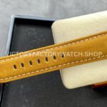 HW Factory Panerai Luminor Base PAM 00390 44mm Steel Leather Strap Arabic Numerals Brown Dial (6) HW Factory Panerai Luminor Base PAM00390 44mm Steel Leather Strap Arabic Numerals Brown Dial