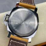 HW Factory Panerai Luminor Base PAM00914 44mm Steel Leather Strap Arabic Numerals Black Dial