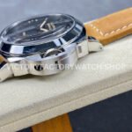 HW Factory Panerai Luminor Base PAM00914 44mm Steel Leather Strap Arabic Numerals Black Dial