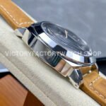 HW Factory Panerai Luminor Base PAM00914 44mm Steel Leather Strap Arabic Numerals Black Dial