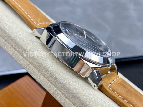 HW Factory Panerai Luminor Base PAM00914 44mm Steel Leather Strap Arabic Numerals Black Dial