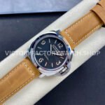 HW Factory Panerai Luminor Base PAM00914 44mm Steel Leather Strap Arabic Numerals Black Dial