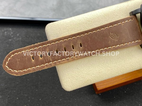 HW Factory Panerai Luminor California PAM00629 47mm Titanium Leather Strap Arabic Numerals Black Dial