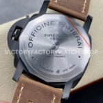 HW Factory Panerai Luminor California PAM00629 47mm Titanium Leather Strap Arabic Numerals Black Dial