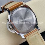HW Factory Panerai Luminor Marina Logo Pam00778 44mm Steel Leather Strap Arabic Numerals White Dial