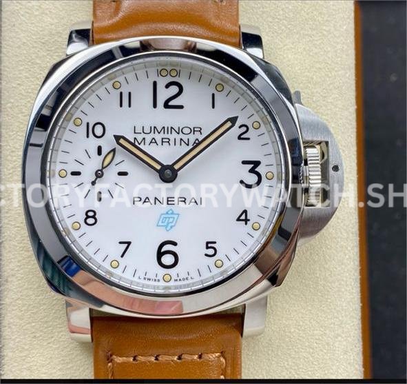 HW PAM00778 Panerai Luminor Marina Logo white dial