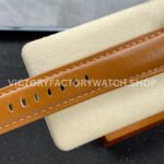 HW Factory Panerai Luminor Marina Logo Pam00778 44mm Steel Leather Strap Arabic Numerals White Dial