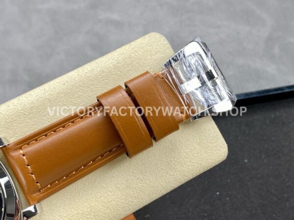 HW Factory Panerai Luminor Marina PAM00005 44mm Steel Leather Strap Arabic Numerals Black Dial