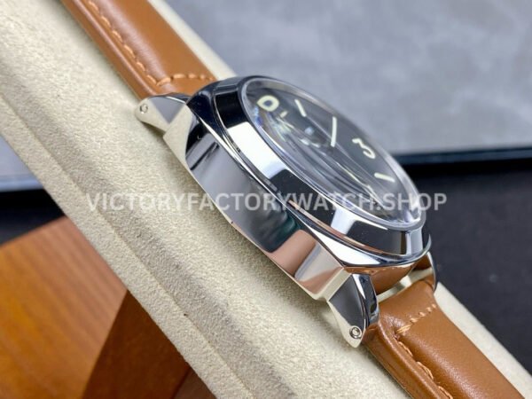 HW Factory Panerai Luminor Marina PAM00005 44mm Steel Leather Strap Arabic Numerals Black Dial