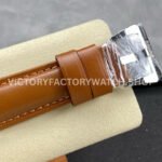 HW Factory Panerai Luminor Marina PAM00111 44mm Steel Leather Strap Arabic Numerals Black Dial