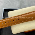 HW Factory Panerai Luminor Marina PAM00113 44mm Steel Leather Strap Arabic Numerals White Dial