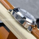 HW Factory Panerai Luminor Marina PAM00113 44mm Steel Leather Strap Arabic Numerals White Dial