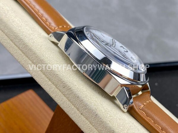 HW Factory Panerai Luminor Marina PAM00113 44mm Steel Leather Strap Arabic Numerals White Dial