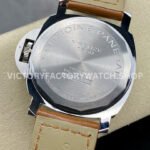 HW Factory Panerai Luminor Marina PAM 00632 44mm Steel Leather Strap Arabic Numerals Brown Dial (2) HW Factory Panerai Luminor Marina PAM00632 44mm Steel Leather Strap Arabic Numerals Brown Dial