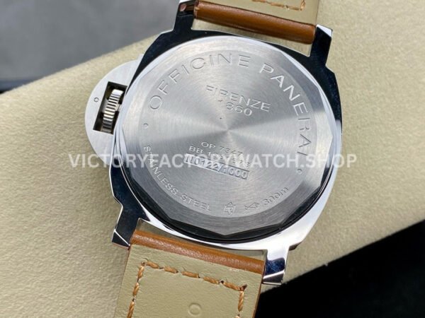 HW Factory Panerai Luminor Marina PAM 00632 44mm Steel Leather Strap Arabic Numerals Brown Dial (2) HW Factory Panerai Luminor Marina PAM00632 44mm Steel Leather Strap Arabic Numerals Brown Dial