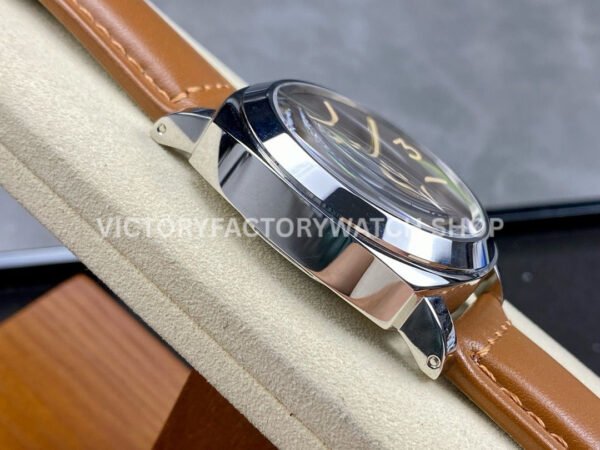 HW Factory Panerai Luminor Marina PAM 00632 44mm Steel Leather Strap Arabic Numerals Brown Dial (9) HW Factory Panerai Luminor Marina PAM00632 44mm Steel Leather Strap Arabic Numerals Brown Dial