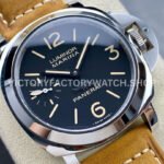 HW Factory Panerai Luminor Marina PAM00416 44mm Steel Leather Strap Black Dial