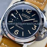 HW Factory Panerai Luminor Marina PAM00416 44mm Steel Leather Strap Black Dial