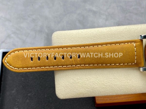 HW Factory Panerai Luminor Marina PAM00416 44mm Steel Leather Strap Black Dial