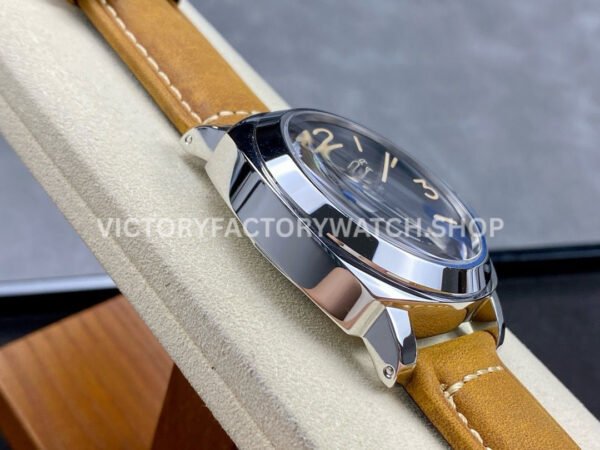 HW Factory Panerai Luminor Marina PAM00416 44mm Steel Leather Strap Black Dial