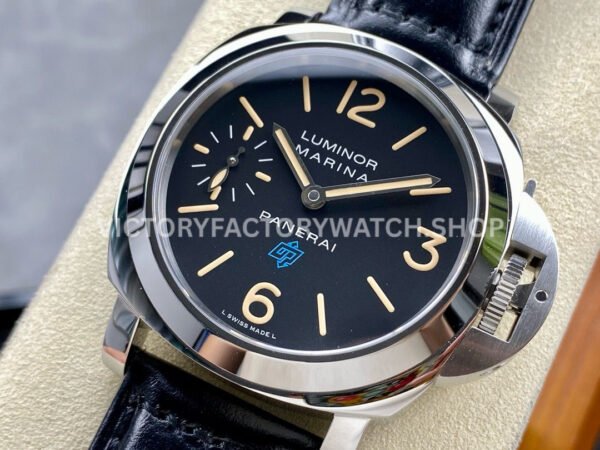 HW Factory Panerai Luminor Marina PAM00631 44mm Steel Leather Strap Black Dial (6) HW Factory Panerai Luminor Marina PAM00631 44mm Steel Leather Strap Black Dial