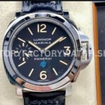 HW Factory Panerai Luminor Marina PAM00631 44mm Steel Leather Strap Black Dial (7) HW PAM00631 Panerai Luminor Marina black dial