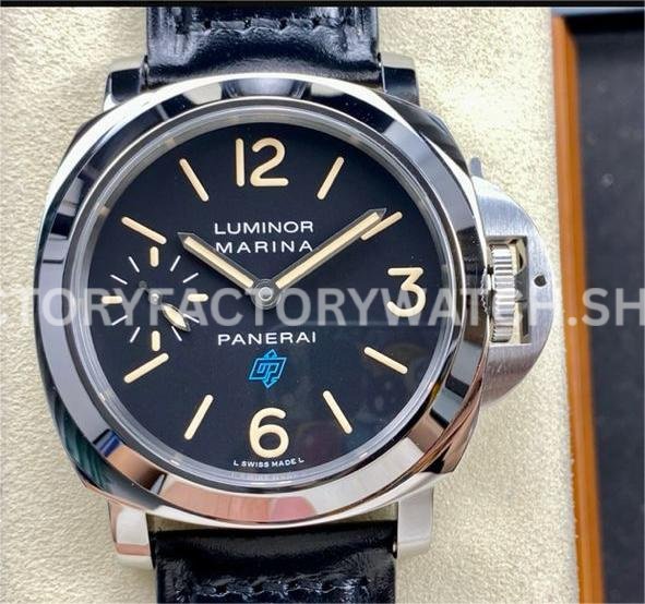 HW Factory Panerai Luminor Marina PAM00631 44mm Steel Leather Strap Black Dial (7) HW PAM00631 Panerai Luminor Marina black dial