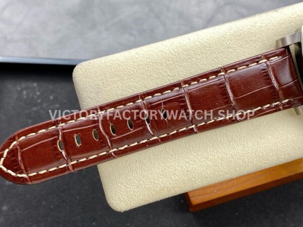 HW Factory Panerai Luminor Marina PAM01390 44mm Steel Leather Strap Arabic Numerals Black Dial