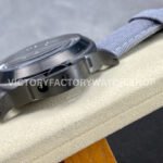 HW Factory Panerai Luminor Marina Pam02121 44mm Titanium Textile Strap Arabic Numerals Grey Dial