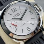 HW Factory Panerai Luminor Marina Pam1342 44mm Steel Rubber Strap White Dial (2) HW Factory Panerai Luminor Marina Pam1342 44mm Steel Rubber Strap White Dial