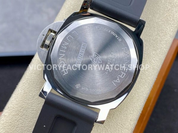 HW Factory Panerai Luminor Marina Pam1342 44mm Steel Rubber Strap White Dial (3) HW Factory Panerai Luminor Marina Pam1342 44mm Steel Rubber Strap White Dial
