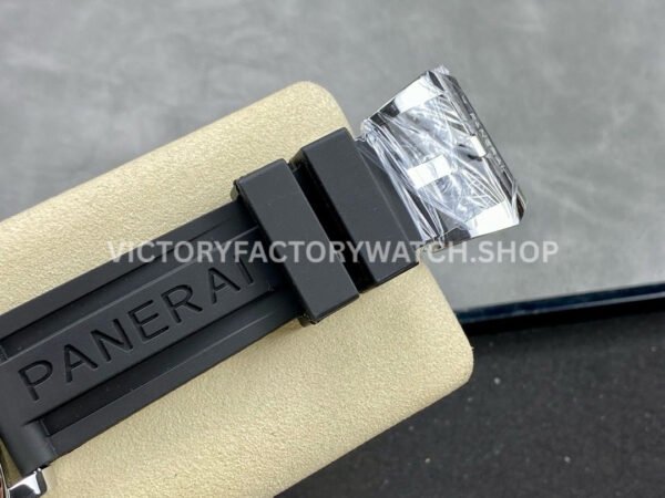 HW Factory Panerai Luminor Marina Pam1342 44mm Steel Rubber Strap White Dial (4) HW Factory Panerai Luminor Marina Pam1342 44mm Steel Rubber Strap White Dial