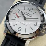 HW Factory Panerai Luminor Marina Pam1342 44mm Steel Rubber Strap White Dial (7) HW Factory Panerai Luminor Marina Pam1342 44mm Steel Rubber Strap White Dial