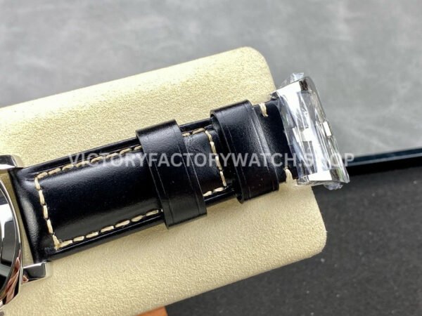 HW Factory Panerai Luminor PAM 00915 44mm Steel Leather Strap Arabic Numerals Black Dial (5) HW Factory Panerai Luminor PAM00915 44mm Steel Leather Strap Arabic Numerals Black Dial
