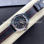 HW Factory Panerai Luminor PAM00724 44mm Steel Leather Strap Arabic Numerals Black Dial