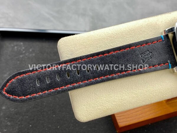 HW Factory Panerai Luminor PAM00724 44mm Steel Leather Strap Arabic Numerals Black Dial