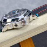 HW Factory Panerai Luminor PAM00724 44mm Steel Leather Strap Arabic Numerals Black Dial